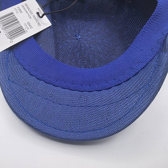 Kangol Seamless Tropic 507 Mens Cap Small Blue Lightweight Classic Flat Ivy Hat main image 5